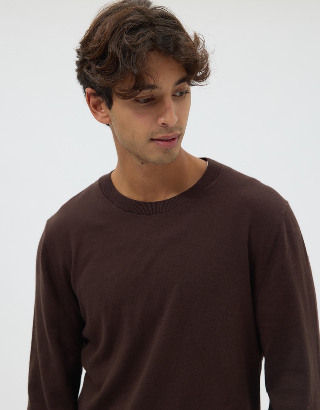 AERE - Lightweight Organic Cotton Crew Neck Knit Jumper