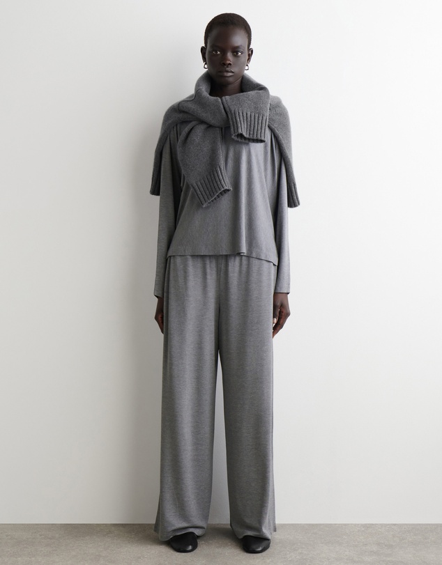COS - Fluid Jersey Wide-Leg Trousers