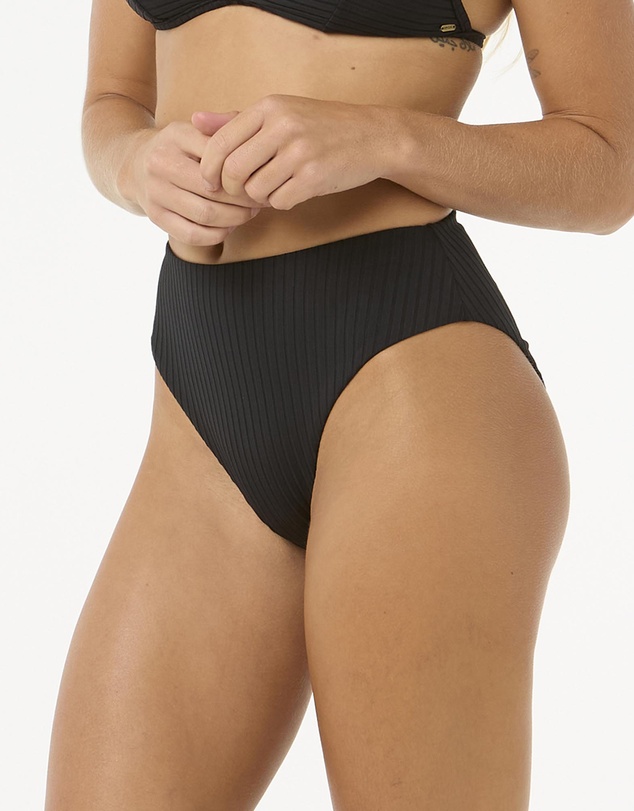 Rip Curl - Premium Surf Retro High Good Coverage Bikini Bottom