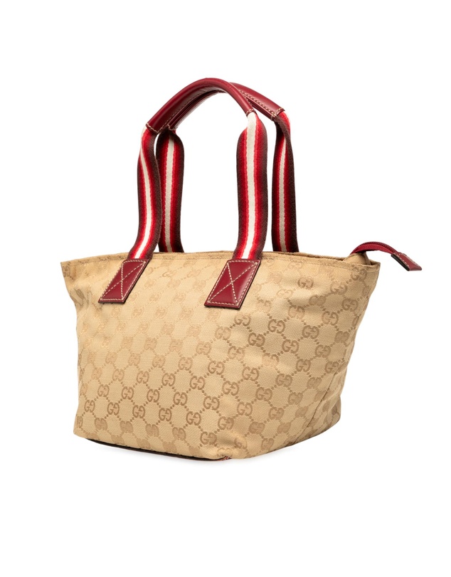 Pre-Loved by Azura Reborn - Pre-Loved GG Canvas Web Handbag