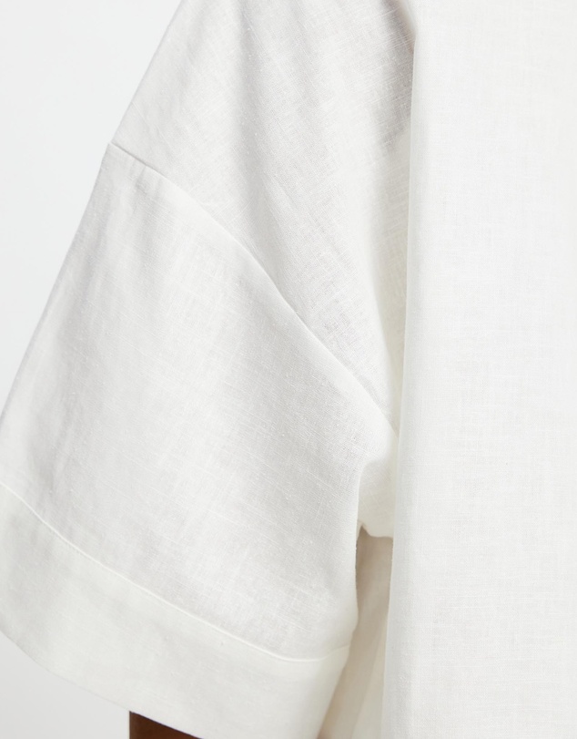 White By FTL - Bay Linen Shirt
