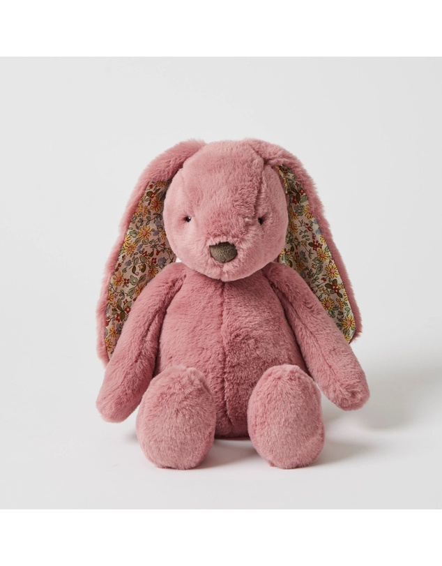 Jiggle and Giggle - Floral Raspberry Bunny Medium