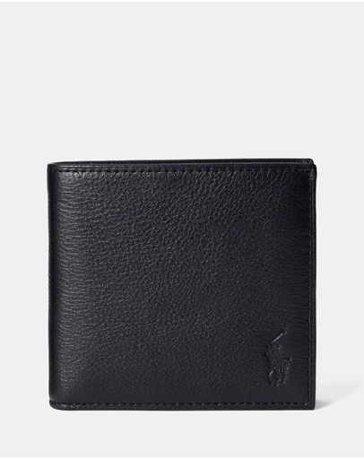 Polo Ralph Lauren - Pebbled Leather Billfold Coin Wallet