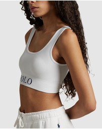 Polo Ralph Lauren - Ribbed Wireless Cropped Tank Top Bra