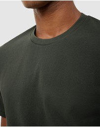 Politix - Slim Fit Jacquard Texture Tee