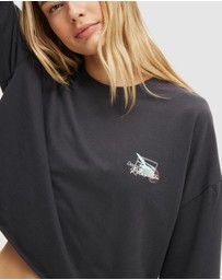 Cotton On Body - Departure Lounge Cropped LS Top