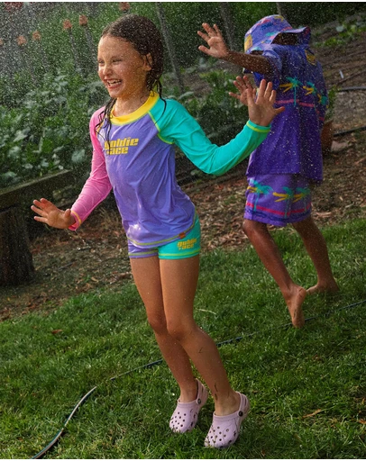 Goldie + Ace - Splice Beach Swim Shorties - Babies-Kids