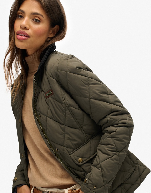 Superdry - Cord Trimmed Liner Slim Fit Jacket