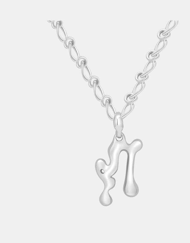 Graedance - Capricorn Black Onyx Pendant on Eclipse Necklace