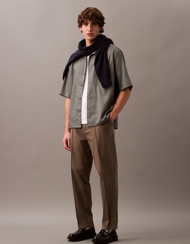 Calvin Klein - Cotton Gauze Relaxed Button-Down Shirt