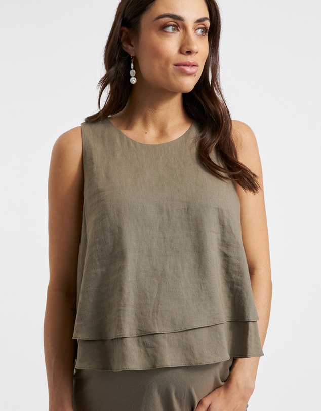 Ripe Maternity - Peyton Linen Nursing Top