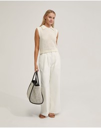 Oxford - Tory Cotton Knitted Vest