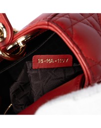 Pre-Loved by Azura Reborn - Pre-Loved Small Lambskin Cannage My ABCDior Lady Dior