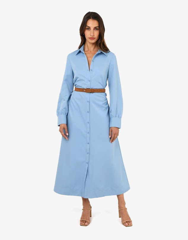 Forcast - Lune Ruched Shirt Dress