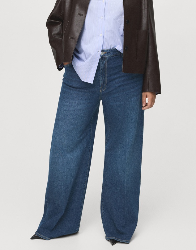 M.N.G - High-Waisted Wide-Leg Jeans