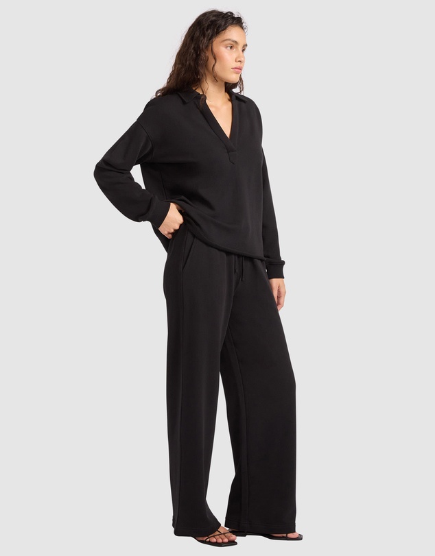Seafolly - French Terry Polo Popover