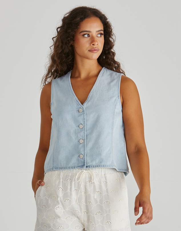 Sass - Sabine Denim Vest