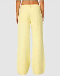 EDIKTED - Mud Wash Low Rise Slouchy Jeans