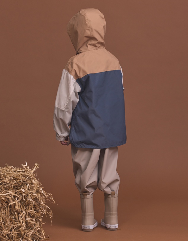 Crywolf - PACKABLE JACKET Ash Colourblock