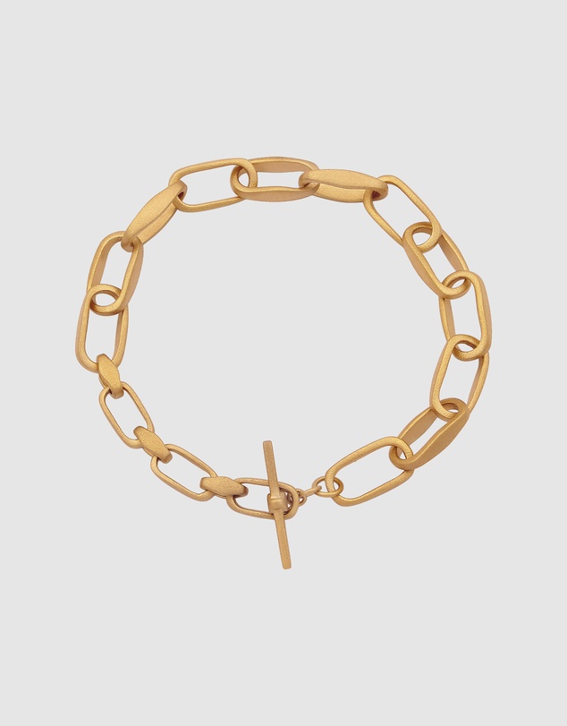 Elli Jewelry - Bracelet Chunky Chain 925 Sterling Silver Gold-Plated