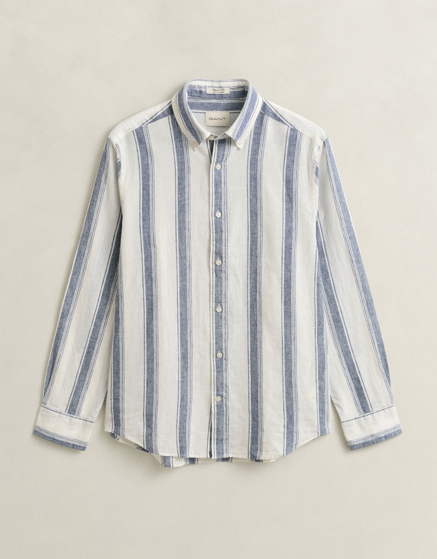 Gant - Cotton Linen Stripe Shirt