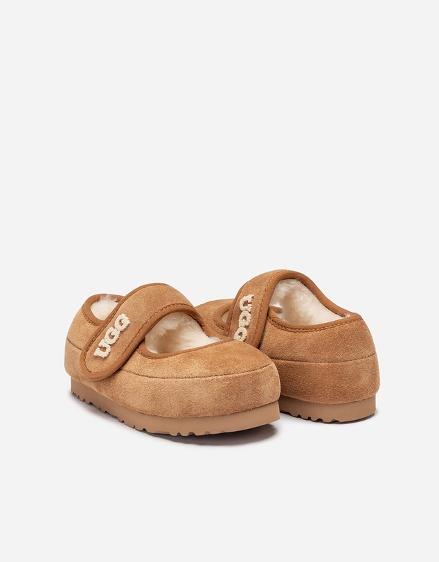 Ozwear Connection Uggs - Ugg Logo Kids Mary Jane