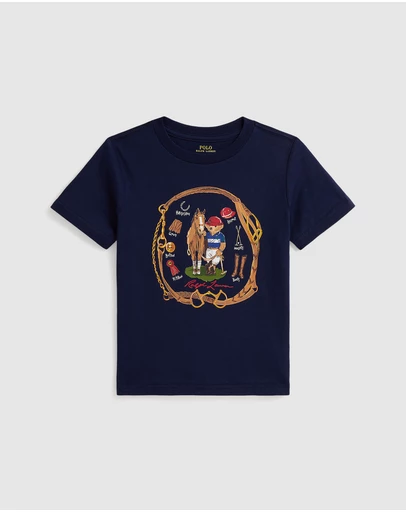 Polo Ralph Lauren - Polo Bear Cotton Jersey Tee - Kids