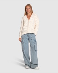 Belle & Bloom - Sugar Plum Chunky Cardigan