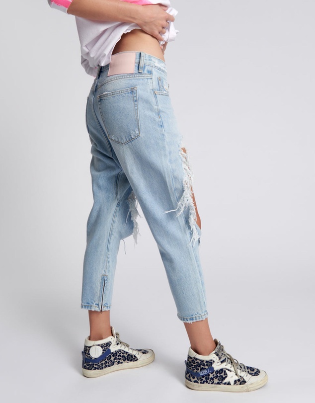 ONE TEASPOON - Fleetwood Kingpins Cropped Boyfriend Jeans