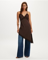 Cotton On - Layla Lace Slip Midi Dress