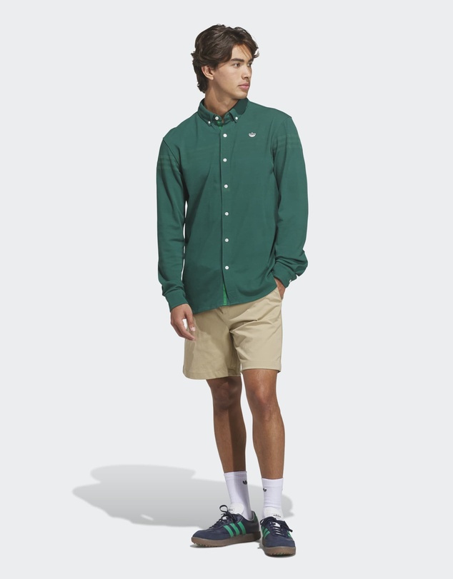 adidas Originals - Originals Twistknit Button Up Polo Shirt Mens