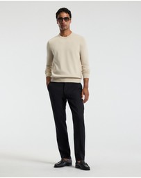 Calibre - Technical Knit Crew Neck Sweater Oatmeal