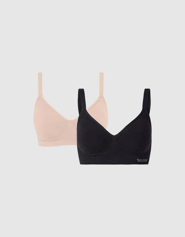 Boody - 2-Pack Wireless Full Bust T-Shirt Bra