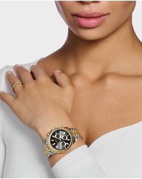 THOMAS SABO - Divine Chrono Watch with Dial in Black Yellow