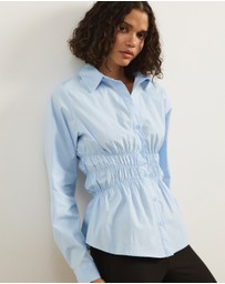Atmos&Here - Tilly Gathered Waist Shirt
