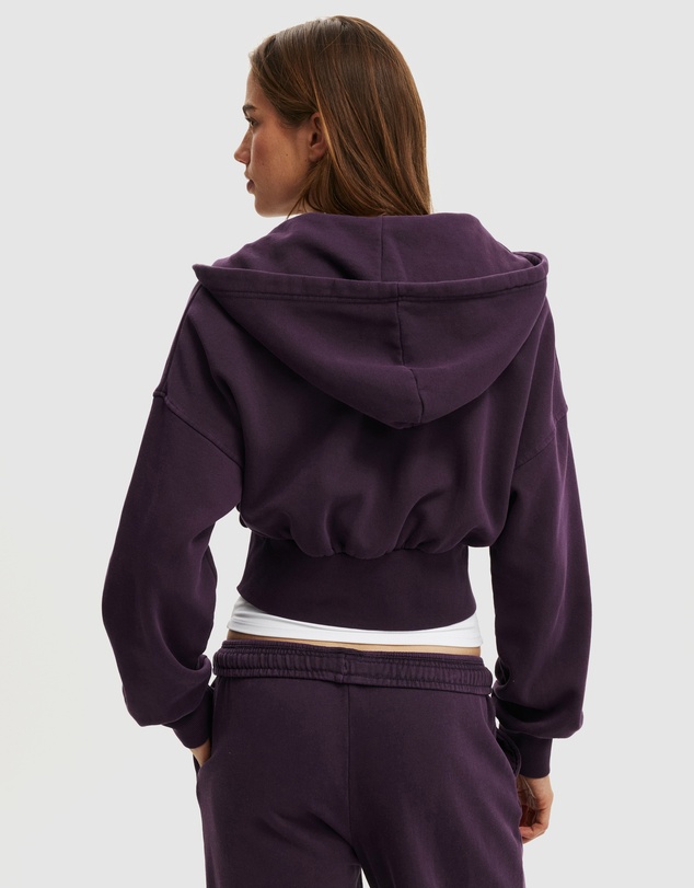 Cotton On - OVERSIZED ZIP THROUGH HOODIE