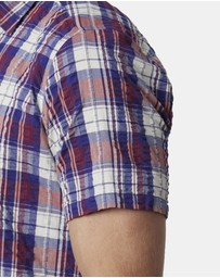 Abelard - Scarpe Seersucker Check Classic Fit Shirt