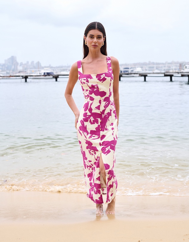 BWLDR - Zahlia Midi Dress