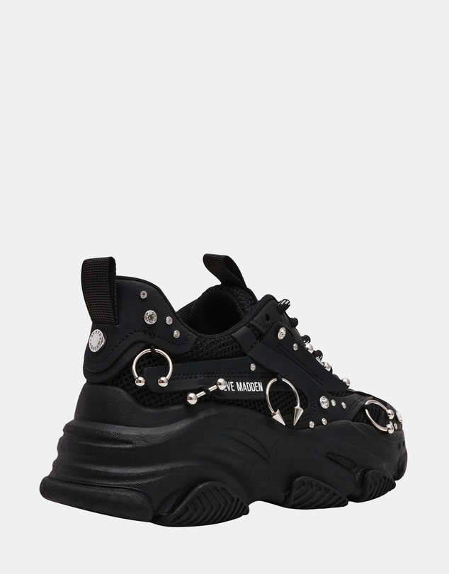 Steve Madden - Possession-P Black Sneakers