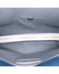 Pre-Loved by Azura Reborn - Pre-Loved Medium Calfskin Coco Chevron Envelope Flap