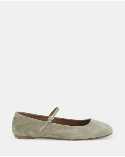 Soft Green Suede