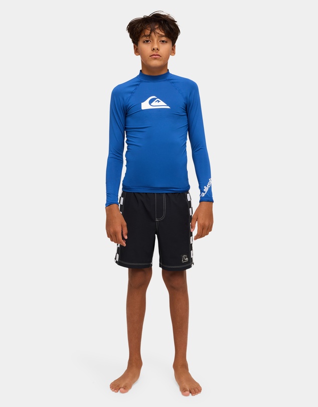 Quiksilver - Boys 8 to 16 All Time Long Sleeve Rash Vest