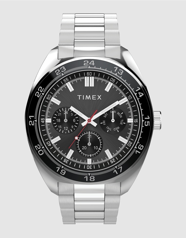 TIMEX - Weston 45mm Stainless Steel Bracelet Watch