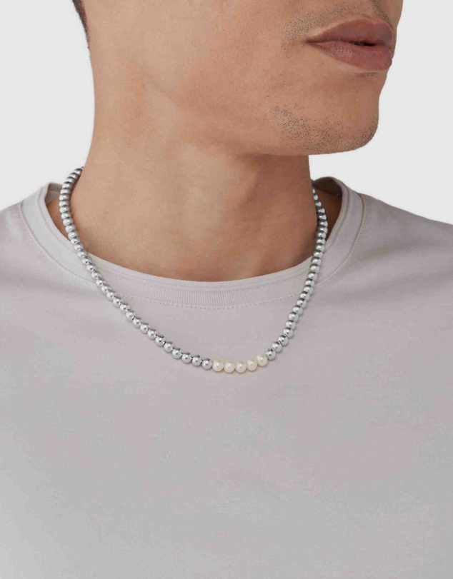 Emporio Armani - Silver-Tone Necklace