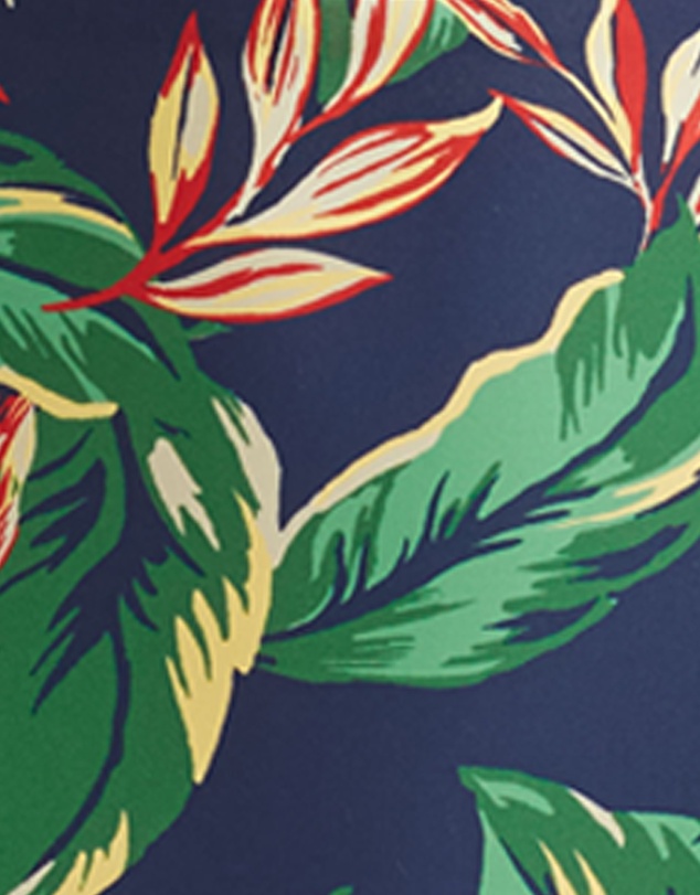 Polo Ralph Lauren - Tropical Print High Leg High Waist Bikini Bottom