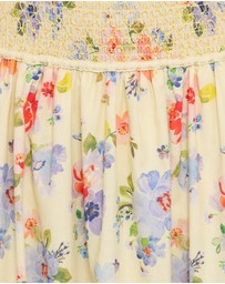 Petal & Pup - Saskia Maxi Skirt - Lemon Floral