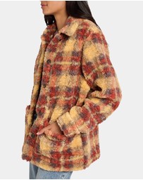 RVCA - Womens Nell Sherpa Fleece Jacket