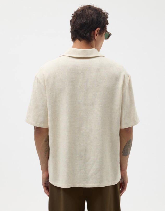 AERE - Textured Camp Collar Shirt