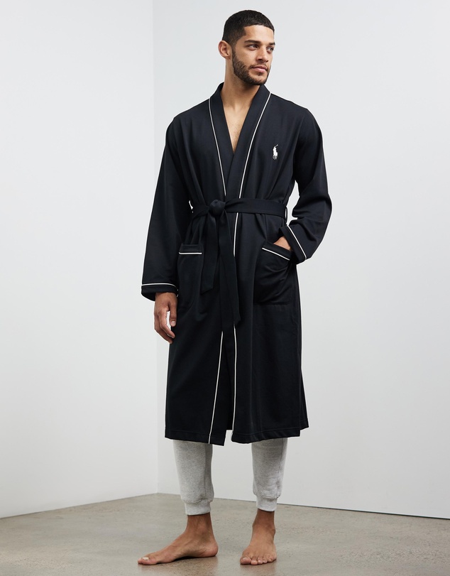 Polo Ralph Lauren - Cotton-Blend Jersey Robe- ICONIC EXCLUSIVE
