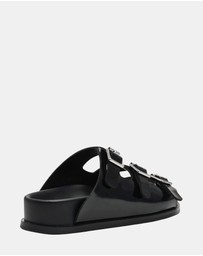 Steve Madden - Easy-Peazy Black Sandals